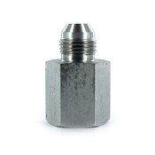 GTX44 Straight Connector Flare Steel Fitting - #4 MJIC X 1/4" FP